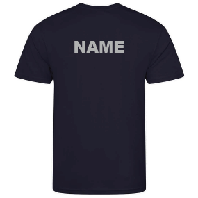 Alternative view of T30 Navy T-Shirt | Personalised