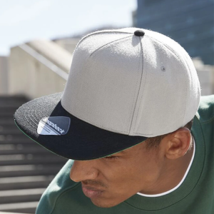 Flat Peak Snapback Cap