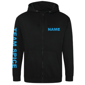 Personalised Team Spice Zipped Hood